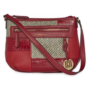 Liz Claiborne Jess Top Zip Shoulder Bag